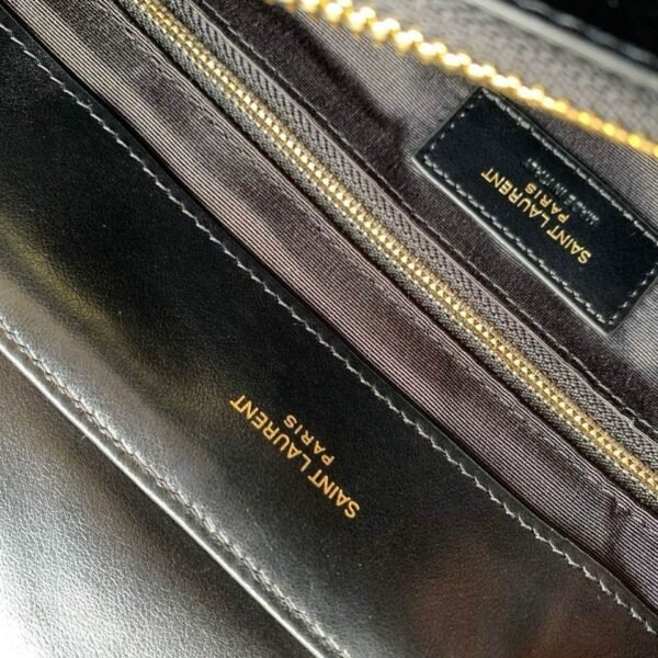 YSL Saint Laurent LouLou Puffer Black large