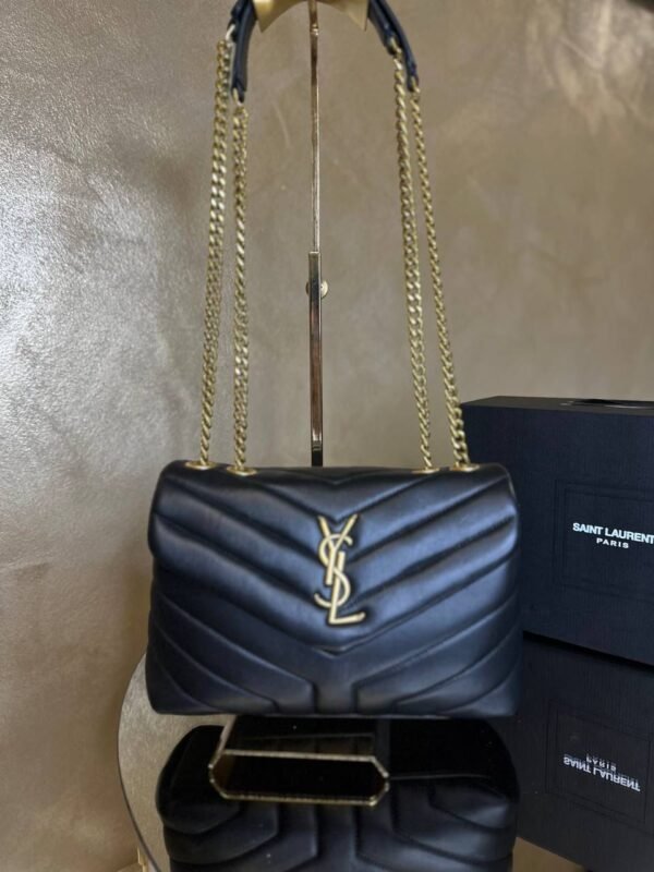 YSL Saint Laurent LouLou Puffer Black large - Image 10