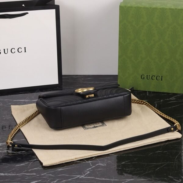 Gucci Marmont shoulder bag CRNA, SMALL - Slika 2