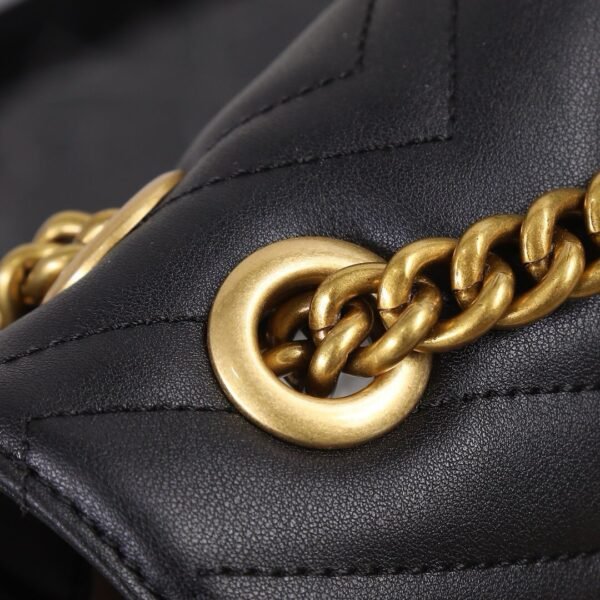Gucci Marmont shoulder bag CRNA, SMALL - Slika 4