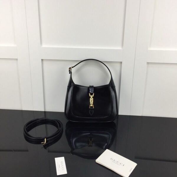 Gucci Jackie shoulder bag CRNA, MINI - Slika 8