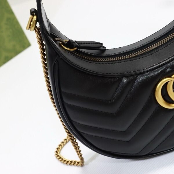 Gucci Marmont shoulder bag CRNA, MINI - Slika 7