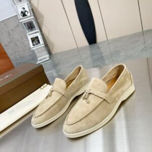 Loro Piana Summer Charms Walk Loafer Himalaya Rose