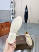 Loro Piana Summer Charms Walk Loafer Himalaya Rose