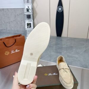 Loro Piana Summer Charms Walk Loafer Himalaya Rose