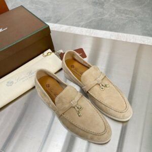 Loro Piana Summer Charms Walk Loafer Himalaya Rose