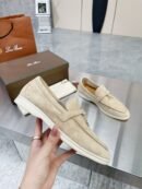 Loro Piana Summer Charms Walk Loafer Himalaya Rose