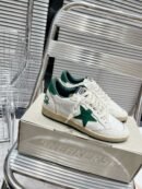 Golden Goose Ball Star White/Green