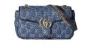 Gucci Marmont shoulder bag BLUE DENIM, SMALL