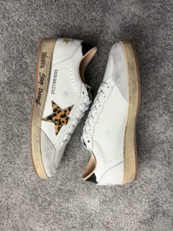 Golden Goose Ball Star White/Leopard star - Slika 12