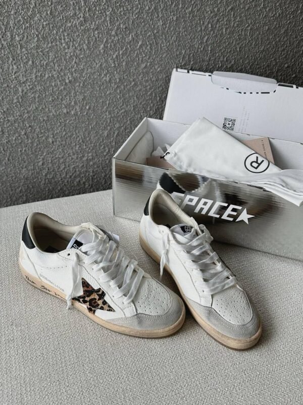 Golden Goose Ball Star White/Leopard star - Slika 14