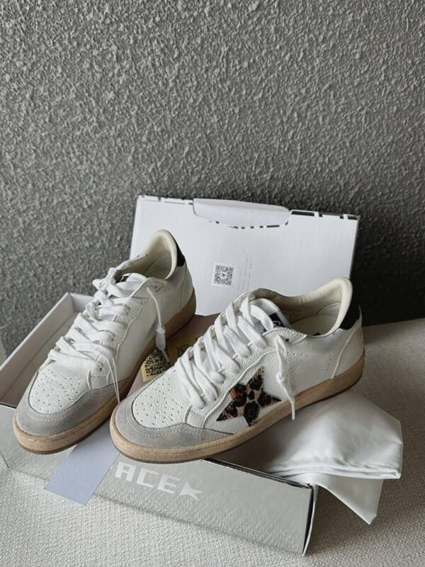 Golden Goose Ball Star White/Leopard star - Slika 15