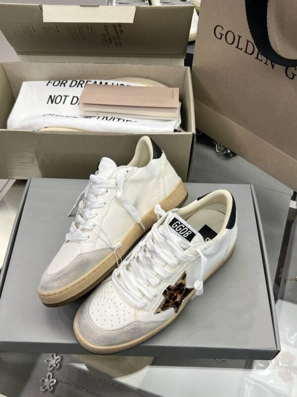 Golden Goose Ball Star White/Leopard star - Slika 16