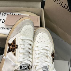 Golden Goose Ball Star White/Leopard star