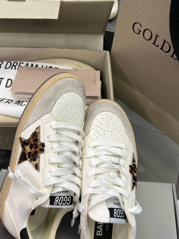Golden Goose Ball Star White/Leopard star - Slika 17