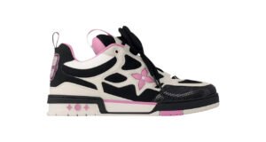 Louis Vuitton Skate Black Cream Pink