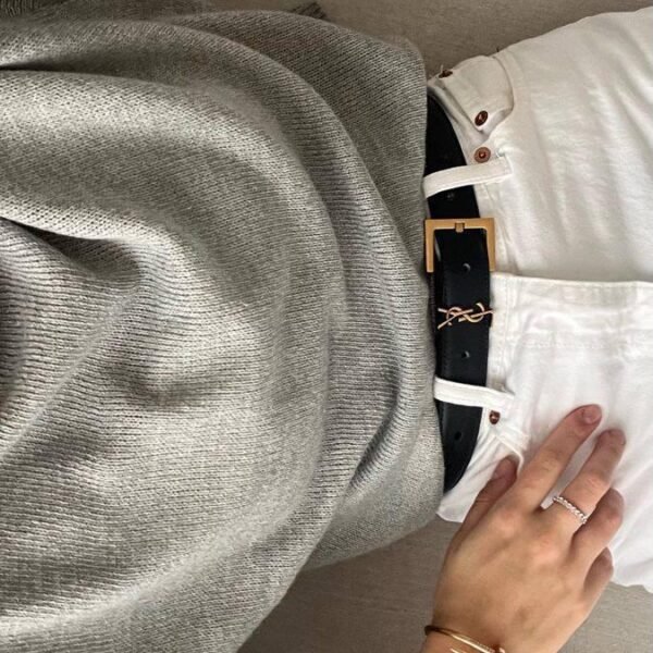 YSL remen Cassandre Gold 3cm