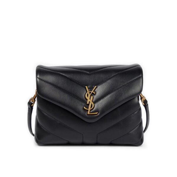 YSL Saint Laurent LouLou Puffer Black large
