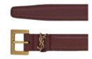 YSL remen Cassandre Brown 3cm