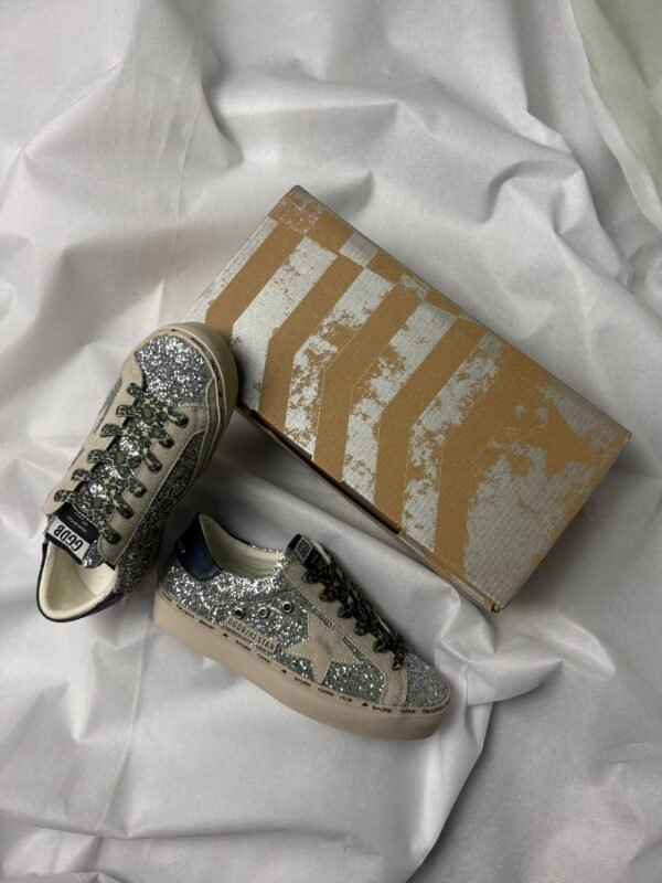 Golden Goose Hi Star Silver glitter - Slika 3