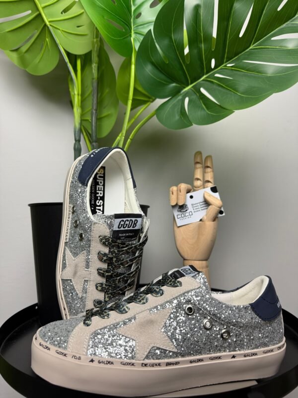 Golden Goose Hi Star Silver glitter - Slika 4