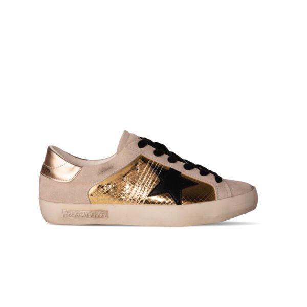 Golden Goose Superstar White golden Black star