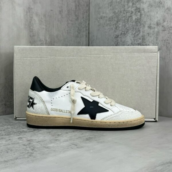 Golden Goose bALLSTAR White - Black Star - Slika 9