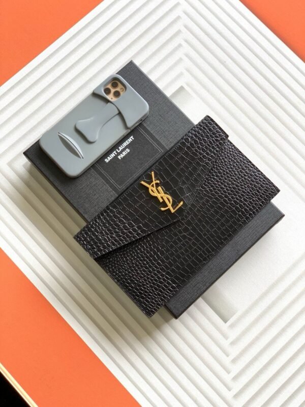 YSL Saint Laurent Uptown Croc crna - Slika 3