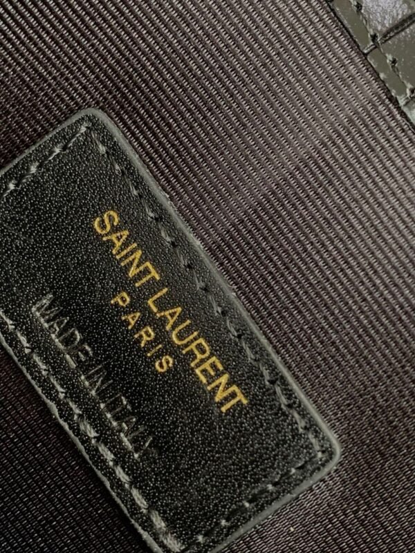 YSL Saint Laurent Uptown Croc crna - Slika 9