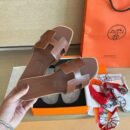 Hermes Oran Brown Gold