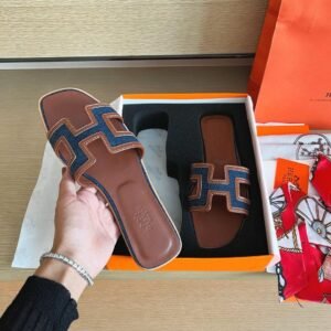Hermes Oran Brown Blue