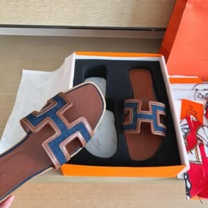 Hermes Oran Brown Blue