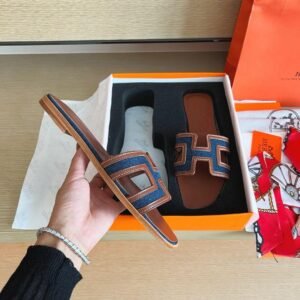 Hermes Oran Brown Blue