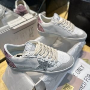 Golden Goose Ballstar glitter Silver star