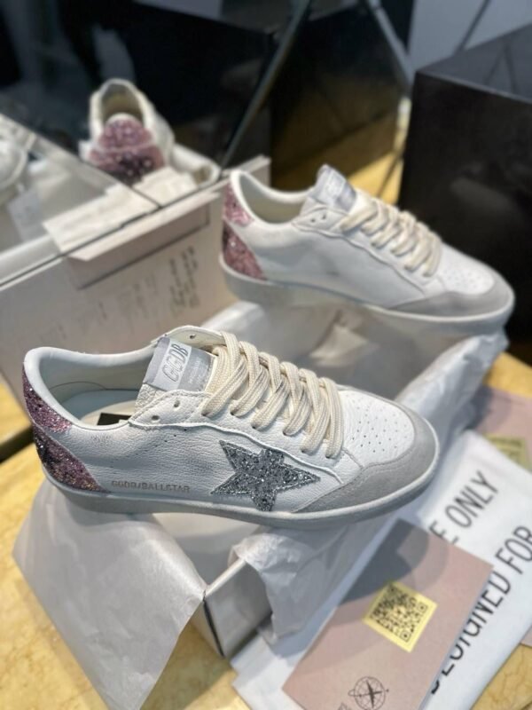 Golden Goose Ballstar glitter Silver star - Slika 4