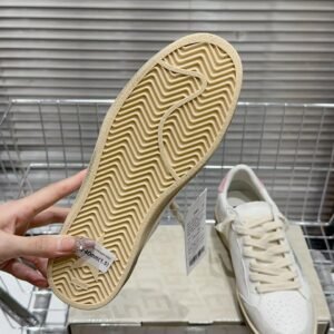 Golden Goose Ballstar pink suede Glitter Star