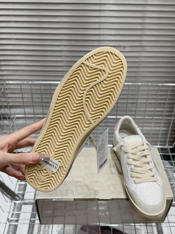 Golden Goose Ballstar pink suede Glitter Star - Slika 3