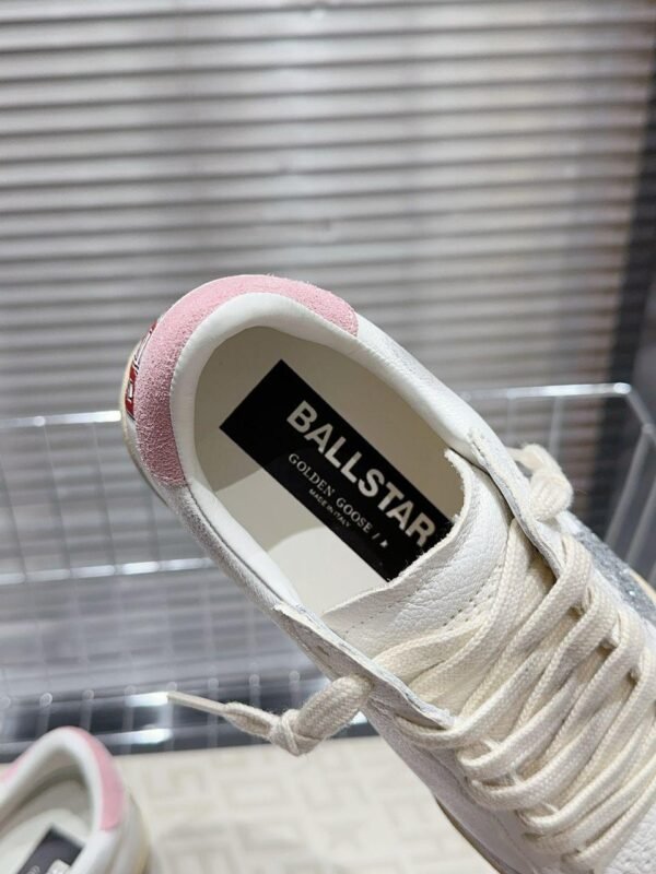 Golden Goose Ballstar pink suede Glitter Star - Slika 4