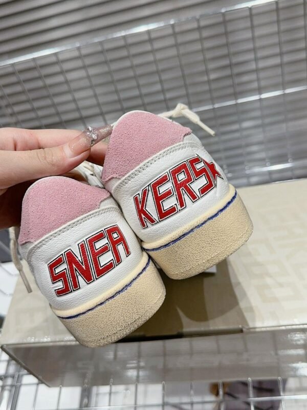 Golden Goose Ballstar pink suede Glitter Star - Slika 5