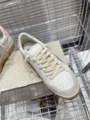Golden Goose Ballstar pink suede Glitter Star