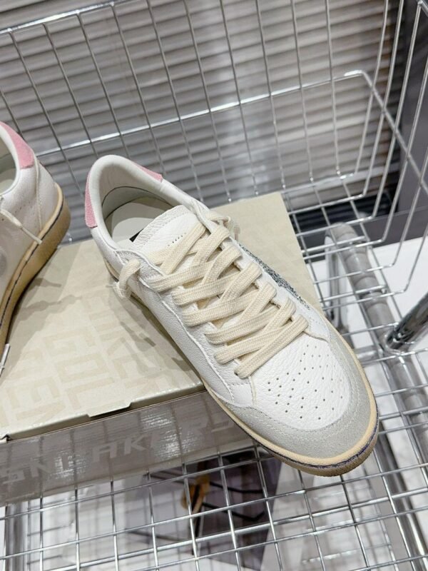 Golden Goose Ballstar pink suede Glitter Star - Slika 8