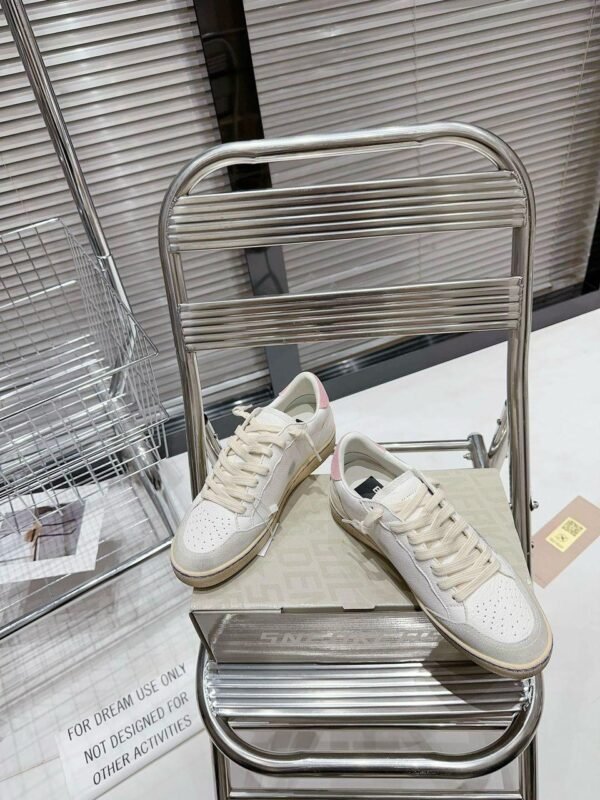 Golden Goose Ballstar pink suede Glitter Star - Slika 9
