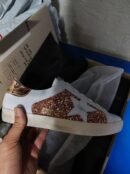 Golden Goose Super Star glitter white star