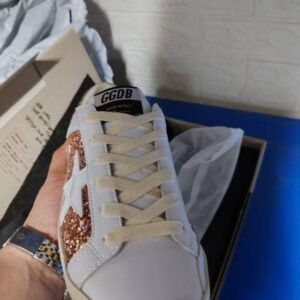 Golden Goose Super Star glitter white star