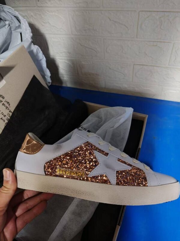 Golden Goose Super Star glitter white star - Slika 5