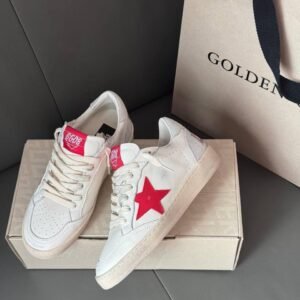 Golden Goose Ball Star "Valentines Day" Red Star / Swarovski lettering