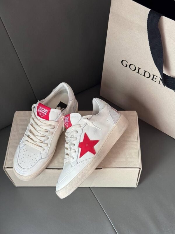 Golden Goose Ball Star "Valentines Day" Red Star / Swarovski lettering - Slika 3