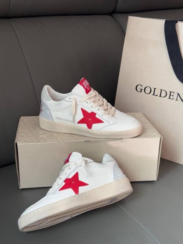 Golden Goose Ball Star "Valentines Day" Red Star / Swarovski lettering - Slika 4