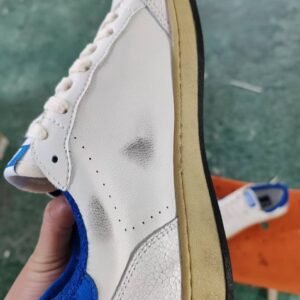 Golden Goose Ball Star White / Blue Star