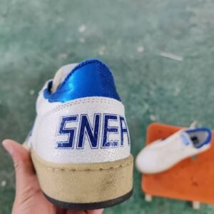 Golden Goose Ball Star White / Blue Star